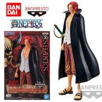 Bandai Banpresto Shanks ฟิล์มหนึ่งชิ้นสีแดง DXF The Grandline Man 2 17Cm ต้นฉบับตุ๊กตาขยับแขนขาได้รุ่นคอลเลกชันของขวัญที่เป็นของเล่นเด็ก