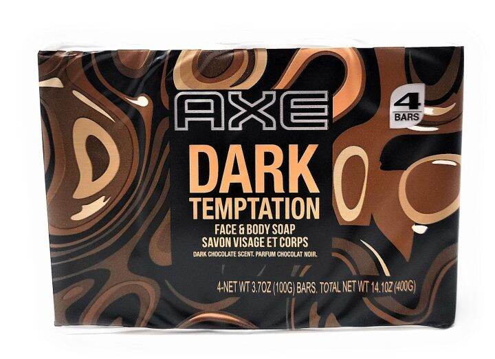 Axe Dark Temptation Face and Body Soap ( 4Bars X 100g ) Lazada PH