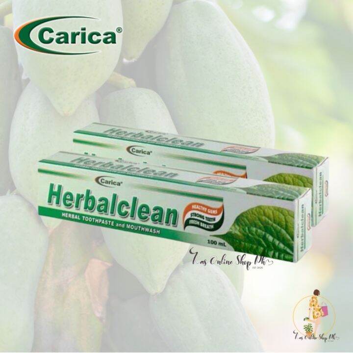 Carica Herbalclean Toothpaste Tube of 1ml Lazada PH