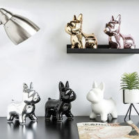 French Bulldog Coin Bank Piggy Bank Figurine Home Decorations Coin Storage Holder Toy Child Gift Money Dog For Kids