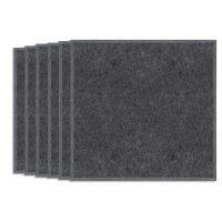 6 Pcs Acoustic Absorption Panels, Beveled Ceramic Tiles for Sound Insulation, Suitable for Houses, Etc