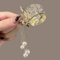 Rhinestone Hair Claw Horsetail Buckle Bun Ponytail Holder Clip Female Accessories Fashion