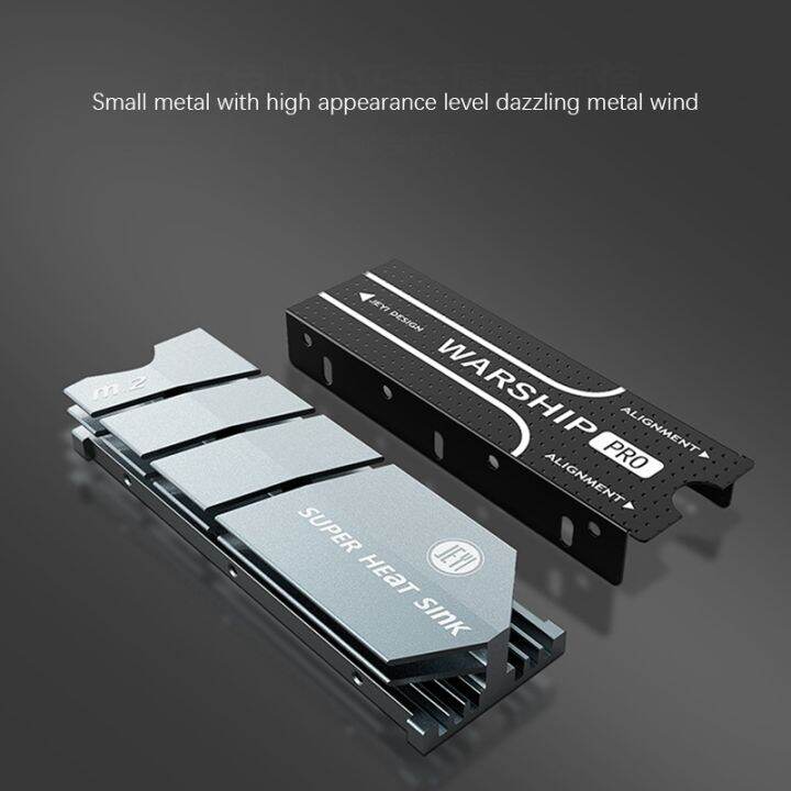 jeyi-m-2-ssd-nvme-ngff-heat-sink-aluminum-heatsink-with-thermal-pad-for-m2-2280-ssd-hard-disk-desktop-pc