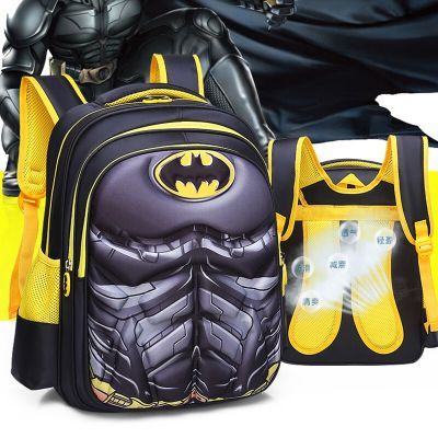 bag New schoolbag primary school students grade 1-3-6 childrens backpack cartoon boys schoolbag Korean version light weight reducing children