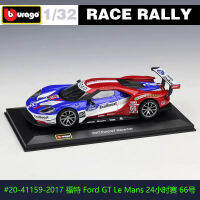 Bburago 1:32 2017 Ford RACE RALLY จำลองสูง Diecast โลหะรุ่นรถอะคริลิคกล่องตกแต่งคอลเลกชัน B756