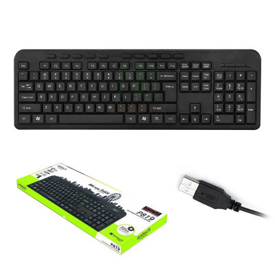 Anitech Multimedia Keyboard คีย์บอร์ดมัลติมีเดีย สีดำ แอนนิเทค P819