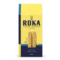 Best import products⚡ (1 Pc) โรก้า เกาด้า ชีส สติ๊กส์ ขนมปังชีสเกาด้าอบกรอบ 80 กรัม - Roka Gouda Cheese Sticks 80g