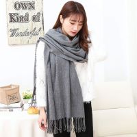 New Super Large Tassel Scarf In Autumn and Winter Retro National Style Big Shawl and Thickened Cape 230*85cm Scarf Women