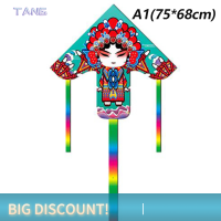 ?【Lowest price】TANG (เฉพาะว่าว) การ์ตูนยาวว่าวกลางแจ้งของเล่นบินสำหรับเด็กของเล่นเด็ก