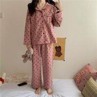 HotHomewear ฤดูหนาวพิมพ์รักชุดนอนชุดผู้หญิงเลานจ์ชุดชุดนอนชุดนอนชุดนอน Pijama Mujer