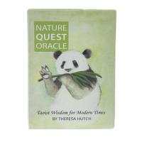 Nature Quest Oracle Tarot การ์ดเกม 10.4*7.3 ซม