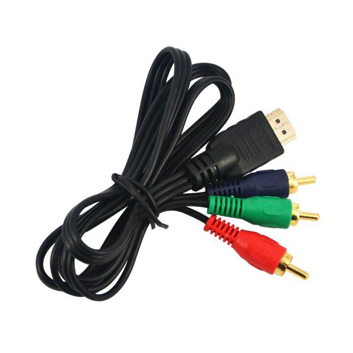 3ft-1m-hdmi-kompatibel-pria-ke-3-rca-video-audio-av-kabel-adaptor-3rca-stereo-komponen-konverter-untuk-tv-set-box-dv-dvd-pc