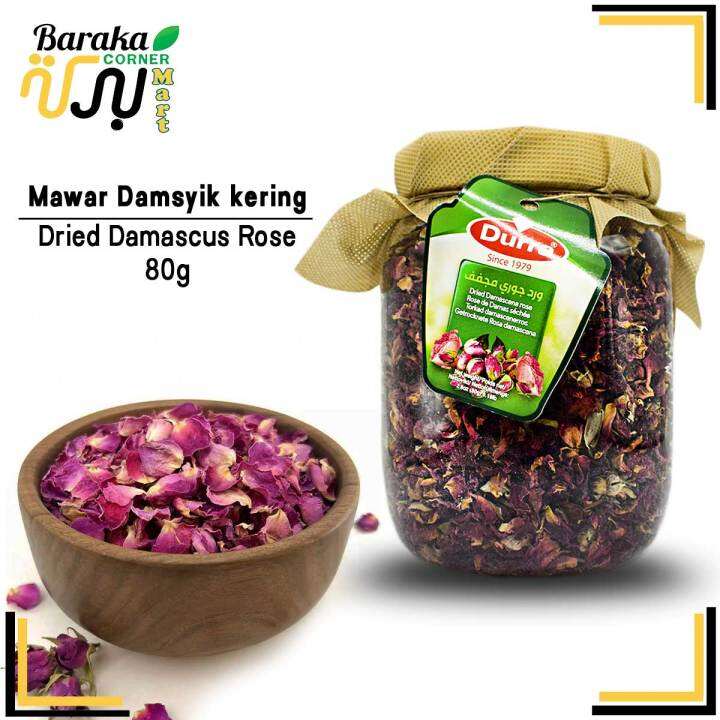Durra Dry Rose Flower Natural Rose Mawar Damsyik kering Herbal