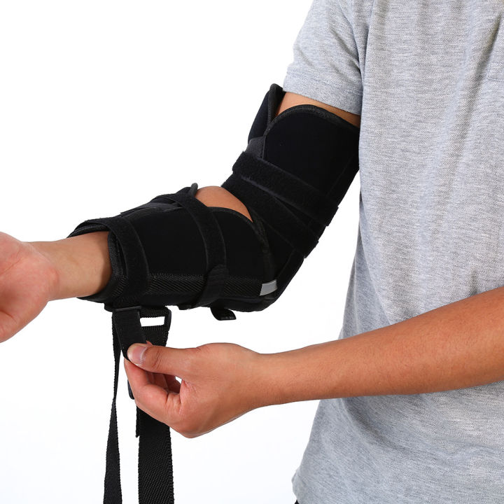 ครัวเรือนแขน-orthosis-ข้อศอกร่วมสลิงแตกหักคงที่การฟื้นฟูสมรรถภาพสนับสนุนขวาแขนป้องกันความยาวปรับ-s-c-orrector