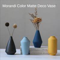 【YF】✲✠  Morandi Color Vase Colorful Decoration Room Cabinet Matte Colored Tabletop