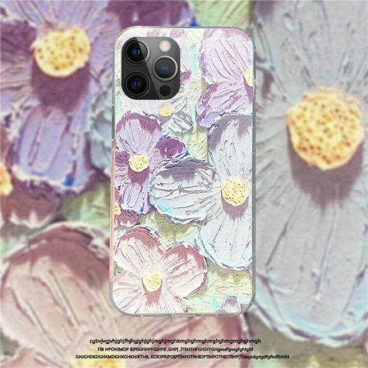 เคสสำหรับ-apple-iphone-15-pro-max-15-plus-โทรศัพท์ใหม่-จิตรกรรมภาพการ์ตูนซิลิโคนแบบนุ่มดอกไม้แฟชั่นกันกระแทกสำหรับ-iphone-15-plus-15-pro-max