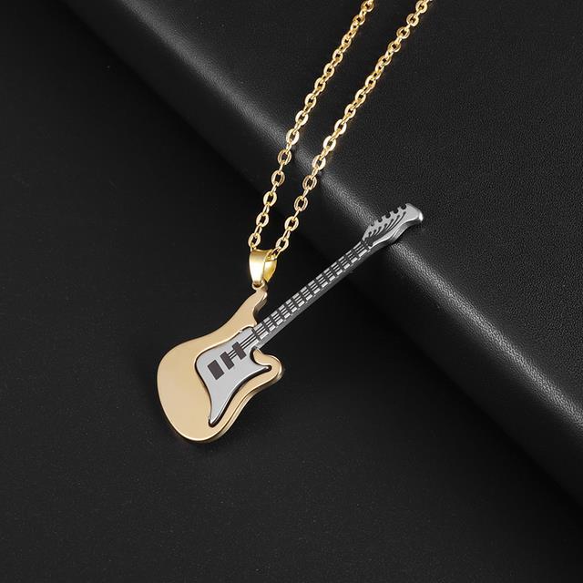 men-and-women-fashion-jewelry-stainless-steel-rock-electric-guitar-bass-pendant-necklace-for-music-lovers-jewelry-gifts