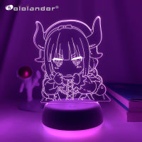 Anime 3d Light Miss Kobayashis Dragon Maid for Bedroom Decoration Led Night Light Birthday Gift Room Decor Table Lamp Manga