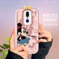 เคสสำหรับ OPPO F11 R15 R17 Oppo F11การ์ตูน Mikey Minie Mouse เลนส์โทรศัพท์มอนสเตอร์ปลอกฝาครอบป้องกันแบบนิ่มเคสกันกระแทก