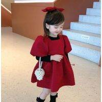 CUI YI SHOP spring and autumn long-sleeved skirts 2022 latest princess style super cute fashion two-piece childrens