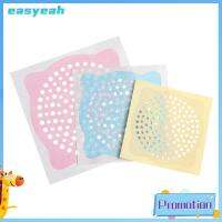 EASYEAH 10 pcs ห้องน้ำ อาบน้ำ แบบใช้แล้วทิ้ง จม สติ๊กเกอร์ตาข่าย กรอง Bath Hair Catcher ฝาปิดท่อระบายน้ำ