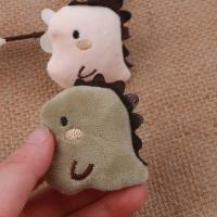 【YF】 1Pcs 3D Plush Cartoon Brooch Little Dinosaur Accessories Doll Decoration Stuffed Toy