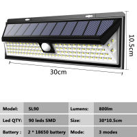 Solar Light Outdoor Remote Control Wall Lamp Motion Sensor Street Light 248 Led Built in Battery Powered Sunlight Waterproof ABS