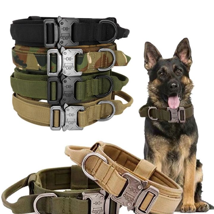 FUYEKN Military Camouflage Padded for Medium Dog Large Dog Collar Nylon ...