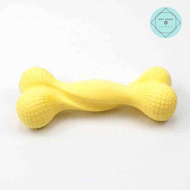 กระดูกยางกัด-rubber-bone-dog-toy-ของเล่นหมา-ของเล่นสุนัข-ขนาด-15-cm