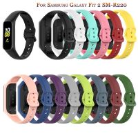 ซิลิโคนสายรัดสำหรับ Samsung Galaxy Fit 2 SM-R220สร้อยข้อมือสายนาฬิกาเปลี่ยนได้สำหรับ Samsung Galaxy Fit 2