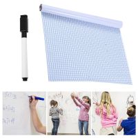 200*45cm Whiteboard Sticker Dry Erase Boards Removable Wall Decal Chalkboard with Whiteboard Pen for Kids Rooms Kitchen Office