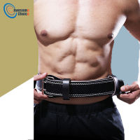 Leather Weightlifting Belt Gym Fitness Crossifit Dumbbell Barbell Powerlifting Back Support Power Training Weight Lifting Belt