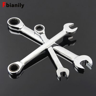 Wrench Set Ratchet Spanners Wrench Fine Tooth Gear Ring Torque and Socket Wrench Set Nut Tools for home for Repair Set of Wrench