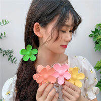 Candy Color Plastic Hair Clip Ladies Accessories Party Hairdressing Tools Flower Hairpin