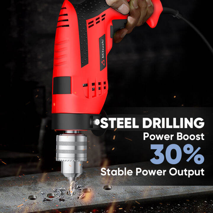 Mitsushi 680W/850W 220V variable speed Hand Electric Drill Wood