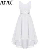 【CW】 Beaded Sleeveless lo Hem Prom Evening Wedding Birthday