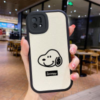 เคส OPPO A16e Case Snoopy leather ซิลิโคนนุ่มกล้องหน้าเต็มหน้า ป้องกันกล้อง กันกระแทก ฝาหลัง