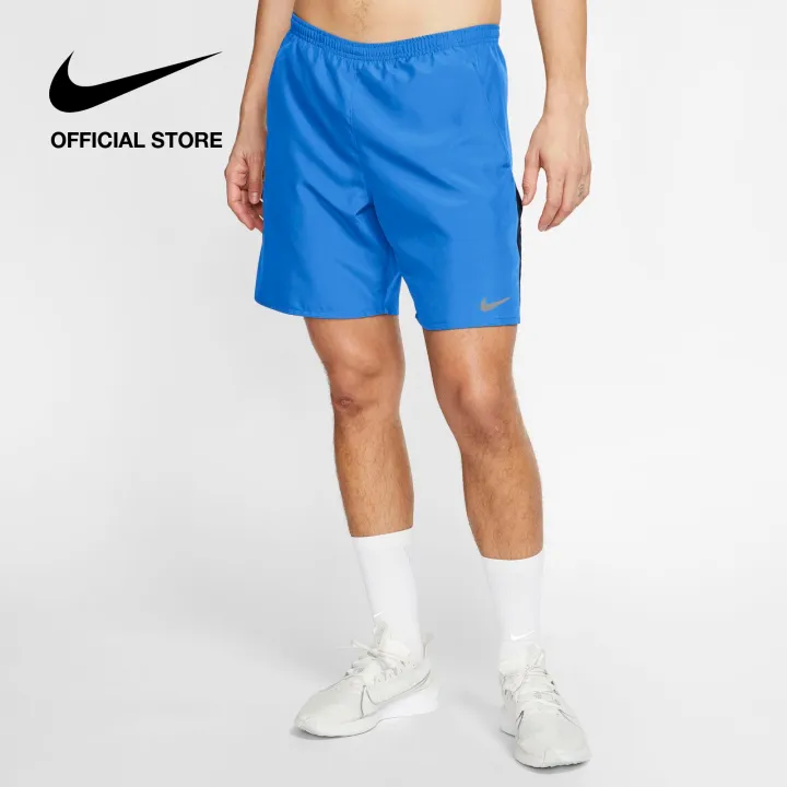Nike Men's DriFIT Run 7' BF Shorts Blue Lazada