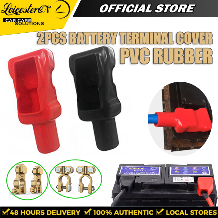 Lst 2pcs Quick Release Car Battery Terminals Clamps Car Battery Terminal Connectors Insulating 1468