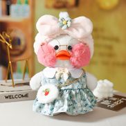 Net red Hyaluronic acid duckling doll clothes Stuffed toy doll cute girl