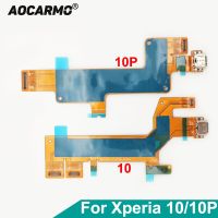 Aocarmo ขั้วต่อแบบยืดหยุ่นสำหรับ Sony Xperia 10/10 Plus,ขั้วต่อชาร์จพอร์ตแท่นชาร์จ USB ชนิด C X10P X10