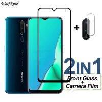 Screen Protector For OPPO A5 2020 Glass A35 A15 A15S A53 A32 A33 A53S A9 2020 Tempered Glass Protective Phone Camera Lens Film Screen Protectors