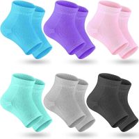 ▩✳✙ Colorful Silicone Moisturizing Gel Heel Socks Feet Skin Care Cracked Dry Heel Repair Protectors Plantar Fasciitis Inserts Pads