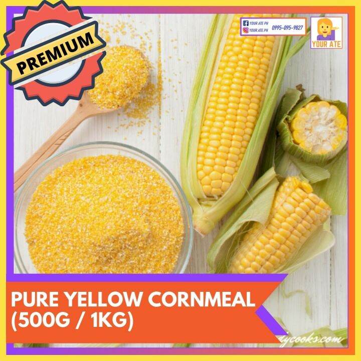 Pure Yellow Cornmeal/ Corn Meal (500g/1kg) Lazada PH