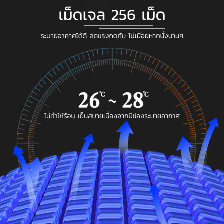 เบาะเจลรองนั่ง-ขนาด-40x40x2-ซม