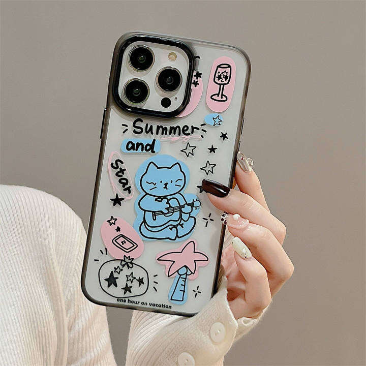 เคสที่วางฝาครอบโทรศัพท์หรูหราแบบคลาสสิกความรู้สึกสูงสามารถใช้ได้กับ-apple-มือถือ-phone14-13-12-11-pro-max-เคสกันกระแทกที่จับไอโฟนโทรศัพท์มือถือ