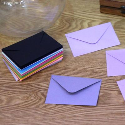 卐◐ 10 Pcs Colored Mailing Envelope Blank Thank You Cards DIY Envelope for Office Invoices Personal Letters Invitations