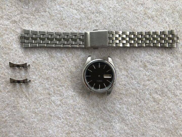 watch-accessories-case-set-35mm-suitable-for-seiko-watch-7009-7s26a-movement-stainless-steel-watch-parts-dial-shell-hands-band