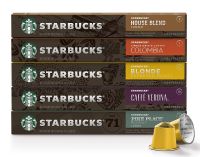 STARBUCKS by NESPRESSO Variety Flavor สตาร์บัค เนสเพรสโซ วาไรตี้ คละรส กาแฟคั่วบด แคปซูล (5g x 50capsules)