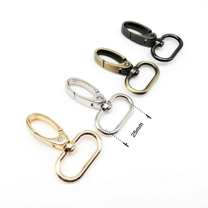 cw-5pcs-swivel-leather-handbag-purse-shoulder-buckle-dog-chain-collar-clasp
